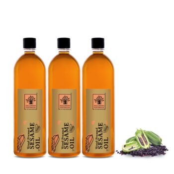 Wood Pressed Sesame Oil - (3L)