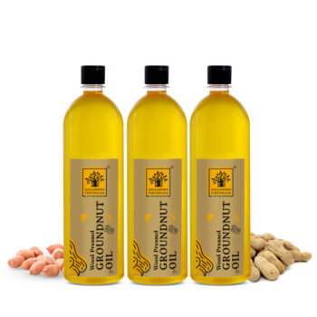 Wood Pressed Groundnut Oil - (3L)